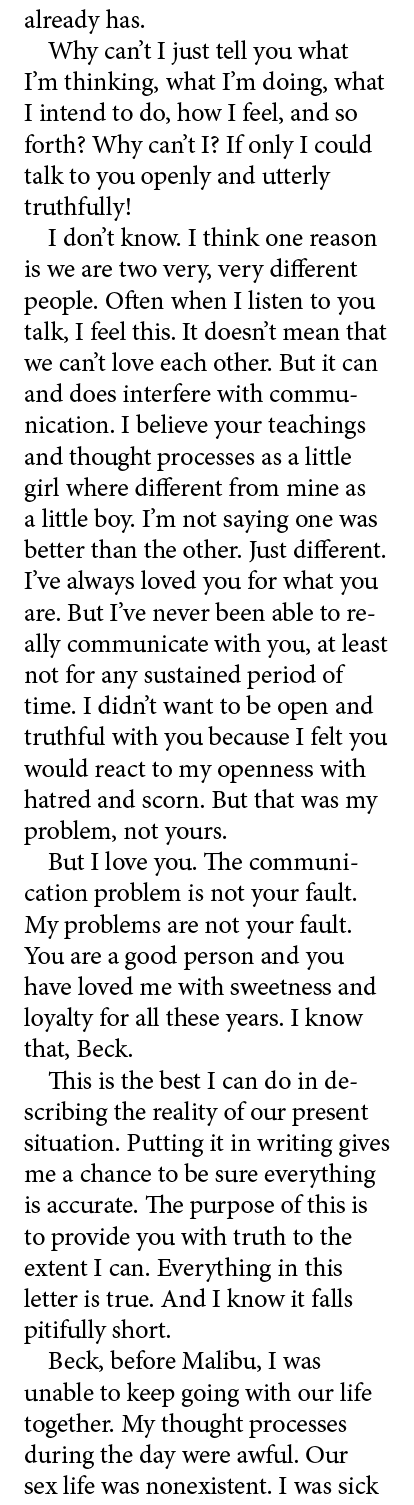 already has. Why can’t I just tell you what I’m thinking, what I’m doing, what I intend to do, how I feel, and so for...