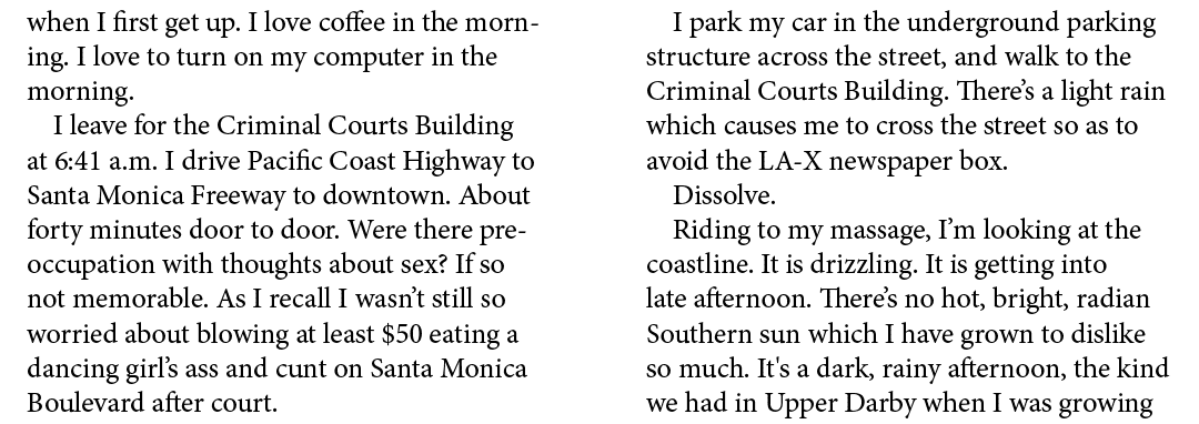 when I first get up. I love coffee in the morning. I love to turn on my computer in the morning. I leave for the Crim...