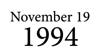 November 19 1994