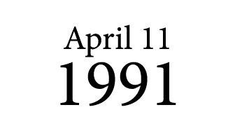 April 11 1991