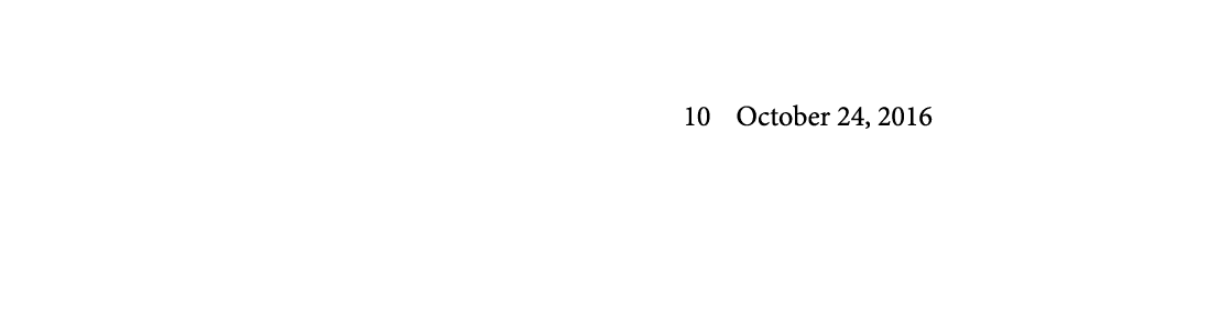 10 October 24 , 2016
