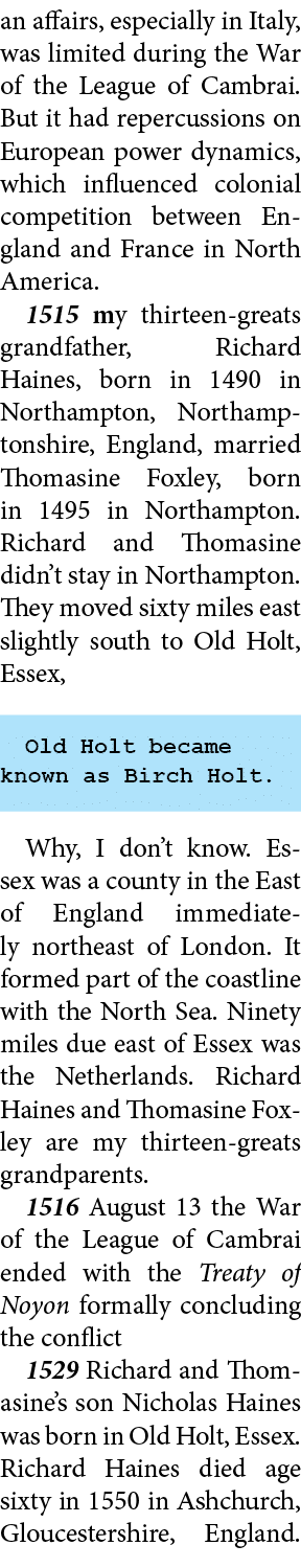 an affairs, especially in Italy, was limited during the ﻿War of the ﻿League of Cambrai. But it had repercussions on E...