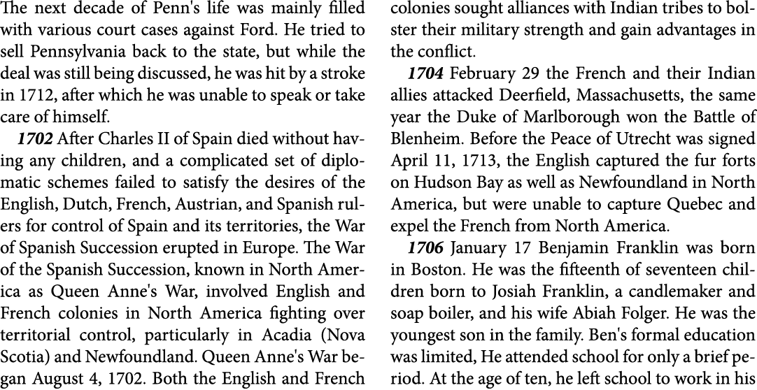 The next decade of Penn's life was mainly filled with various court cases against Ford. He tried to sell Pennsylvania...