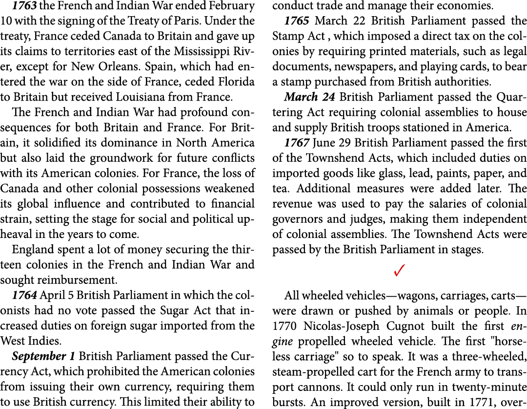 1763 the ﻿French and Indian War ended February 10 with the signing of the ﻿Treaty of Paris. Under the treaty, France ...