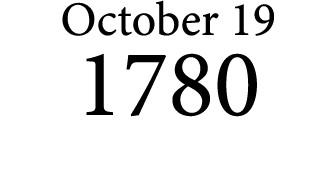 October 19 1780