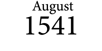  August 1541