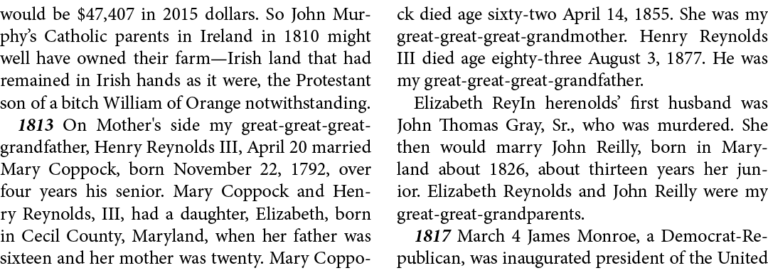 would be $47,407 in 2015 dollars. So ﻿﻿﻿John ﻿Murphy’s Catholic parents in Ireland in 1810 might well have owned thei...