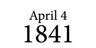 April 4 1841