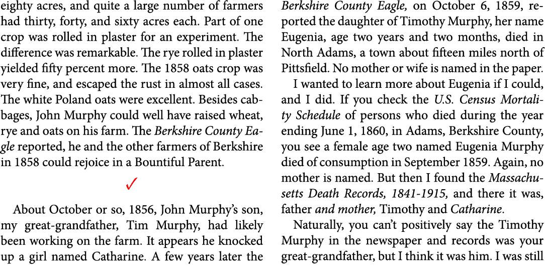 eighty acres, and quite a large number of farmers had thirty, forty, and sixty acres each. Part of one crop was rolle...