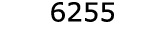  6255