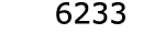  6233