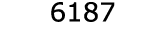  6187