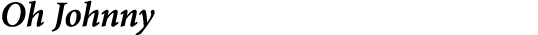 Oh Johnny