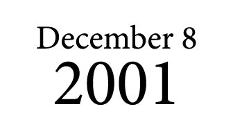 December 8 2001