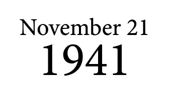 November 21 1941
