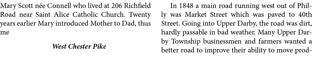 Mary Scott n e Connell who lived at 206 Richfield Road near ﻿Saint Alice Catholic Church. Twenty years earlier Mary ...