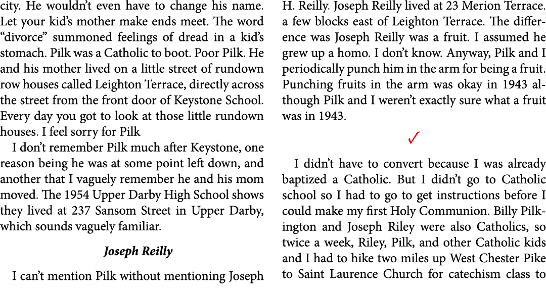 city. He wouldn’t even have to change his name. Let your kid’s mother make ends meet. The word “﻿divorce” summoned fe...
