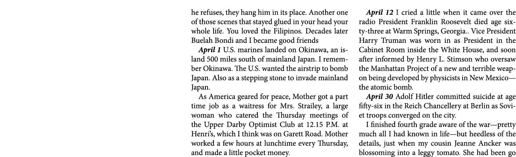 he refuses, they hang him in its place. Another one of those scenes that stayed glued in your head your whole life. Y...