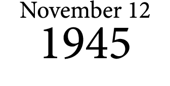 November 12 1945