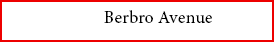 Berbro Avenue