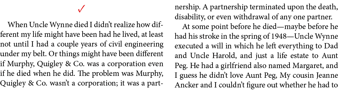✓ When Uncle Wynne died I didn’t realize how different my life might have been had he lived, at least not until I had...
