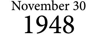 November 30 1948