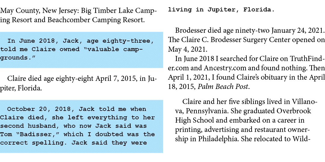 May County, ﻿New Jersey: ﻿Big Timber Lake Camping Resort and ﻿Beachcomber Camping Resort. In June 2018, Jack, age eig...