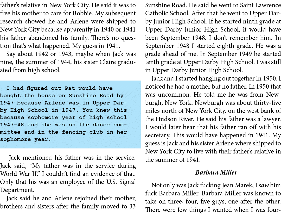 father’s relative in ﻿New York City. He said it was to free his mother to care for Bobbie. My subsequent research sho...