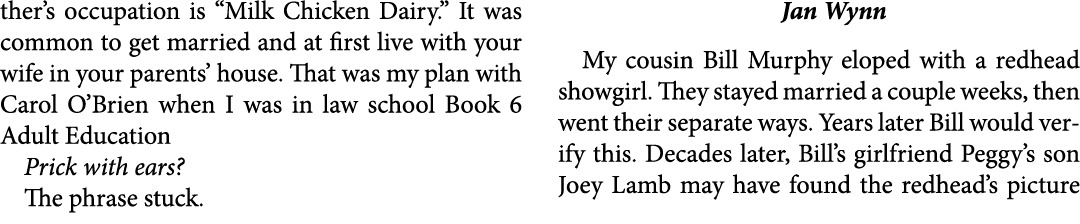 ther’s occupation is “Milk Chicken Dairy.” It was common to get married and at first live with your wife in your pare...