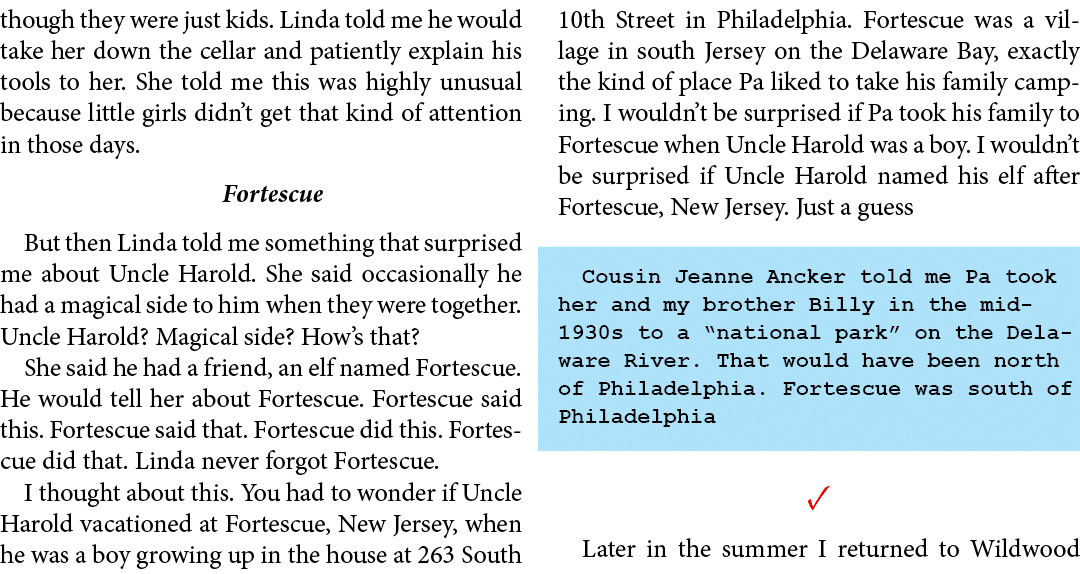 though they were just kids. Linda told me he would take her down the cellar and patiently explain his tools to her. S...