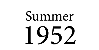 Summer 1952