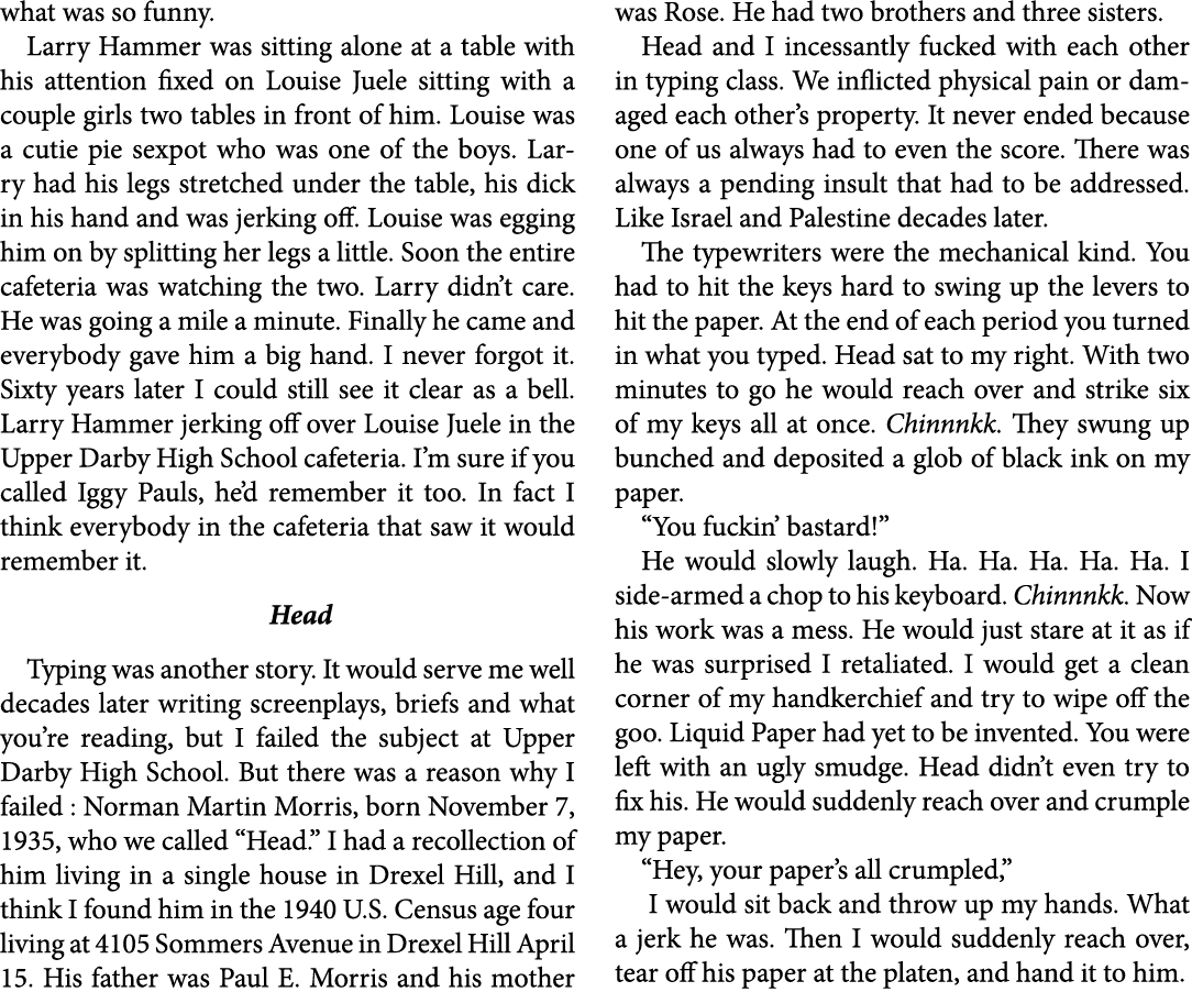what was so funny. ﻿Larry Hammer was sitting alone at a table with his attention fixed on ﻿Louise Juele sitting with ...