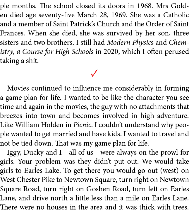 ple months. The school closed its doors in 1968. Mrs Golden died age seventy-five March 28, 1969. She was a Catholic ...