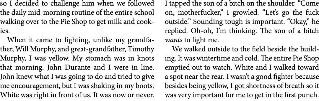 so I decided to challenge him when we followed the daily mid-morning routine of the entire school walking over to the...