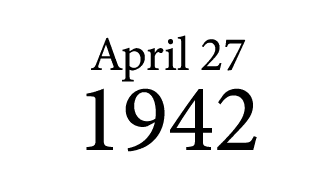 April 27 1942