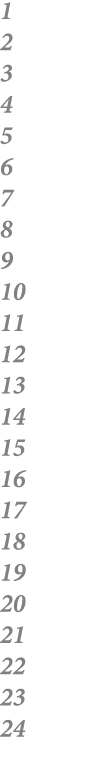 1 2 3 4 5 6 7 8 9 10 11 12 13 14 15 16 17 18 19 20 21 22 23 24 