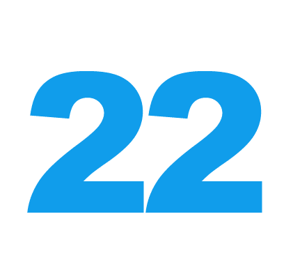 22 
