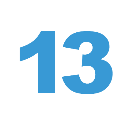 13 