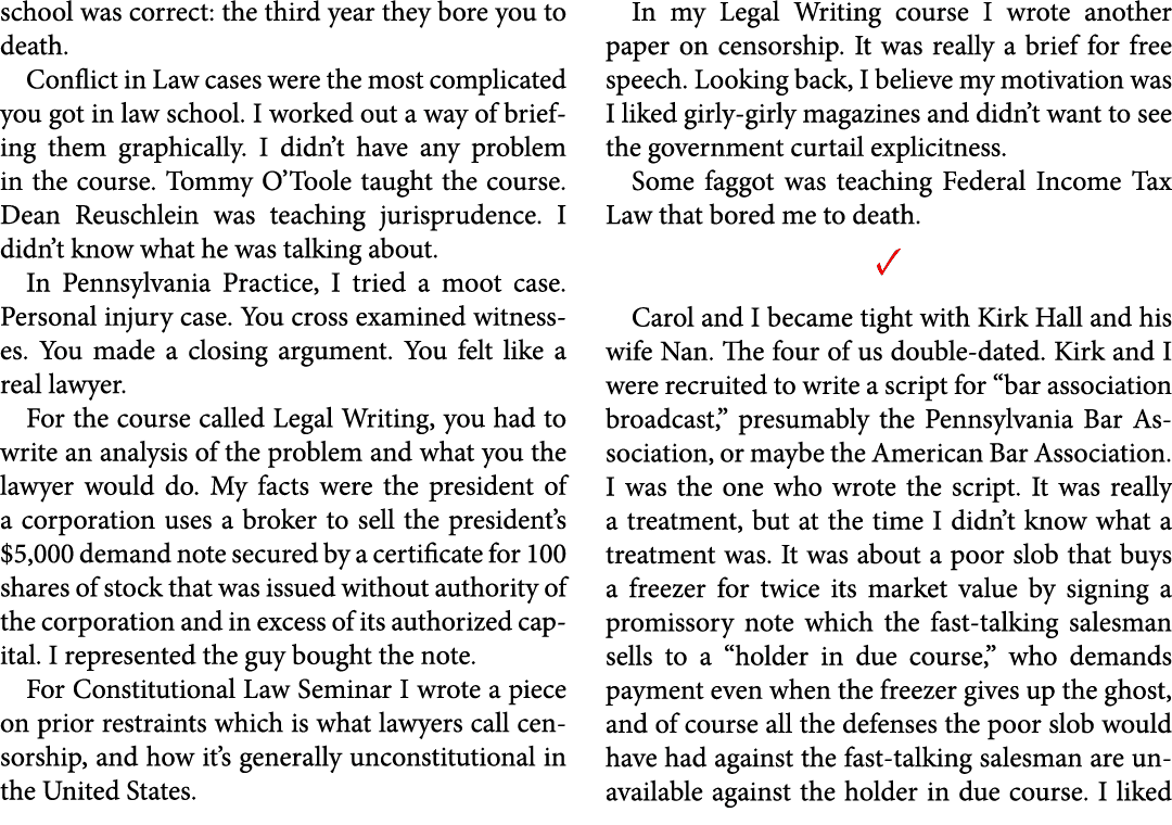 school was correct: the third year they bore you to death. ﻿Conflict in Law cases were the most complicated you got i...