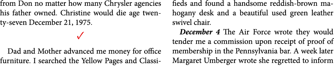 from Don no matter how many Chrysler agencies his father owned. Christine would die age twenty-seven December 21, 197...