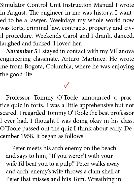 Simulator Control Unit Instruction Manual I wrote in August. The engineer in me was history. I wanted to be a lawyer....