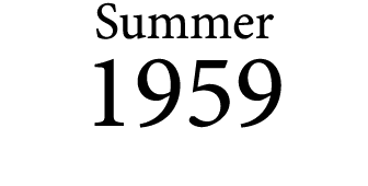 Summer 1959