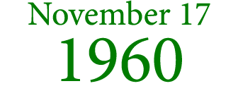 November 17 1960