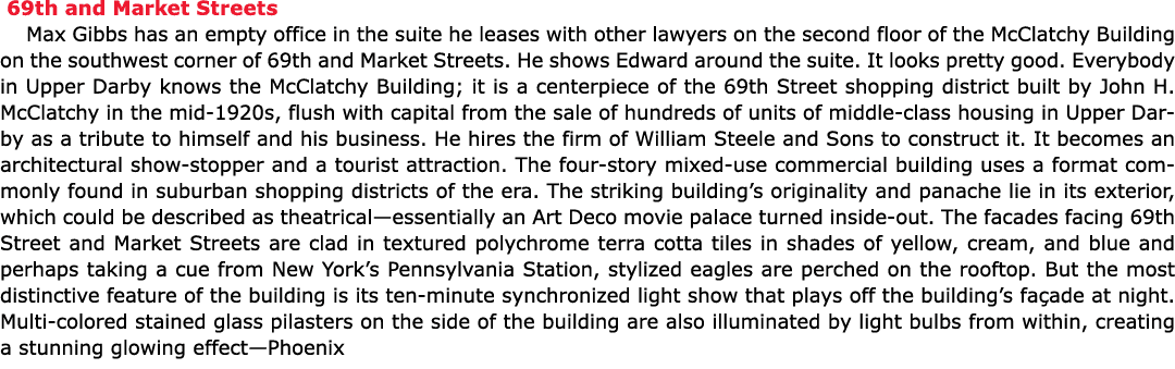  69th and Market Streets Max Gibbs has an empty office in the suite he leases with other lawyers on the second floor ...