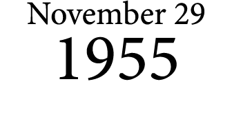 November 29 1955