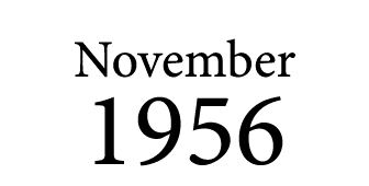 November 1956