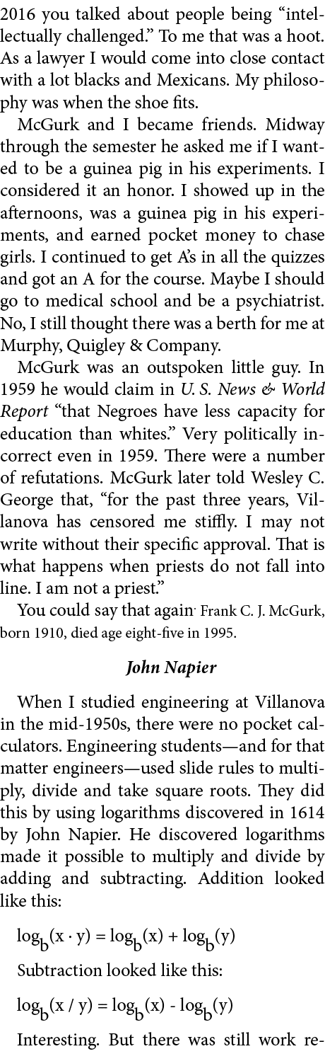 2016 you talked about people being “intellectually challenged.” To me that was a hoot. As a lawyer I would come into ...
