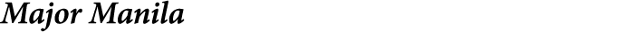 ﻿﻿Major Manila
