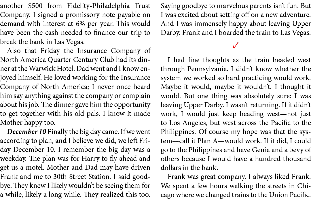 another $500 from ﻿﻿Fidelity ﻿Philadelphia Trust Company. I signed a promissory note payable on demand with interest ...