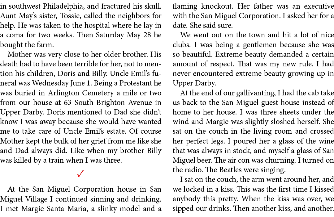 in southwest Philadelphia, and fractured his skull. Aunt May’s sister, Tossie, called the neighbors for help. He was ...
